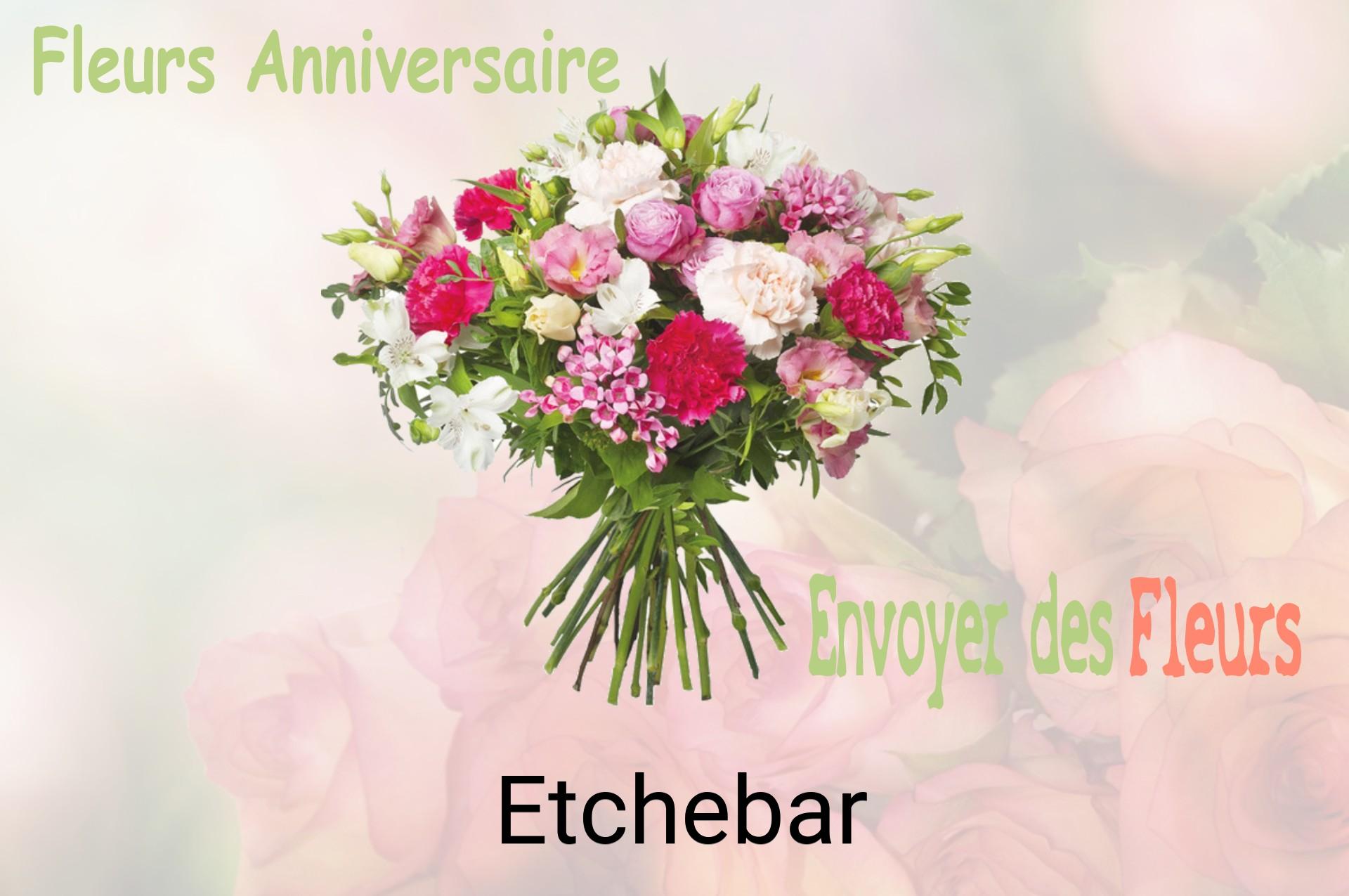 Bouquet de fleurs d’anniversaire livré à Etchebar